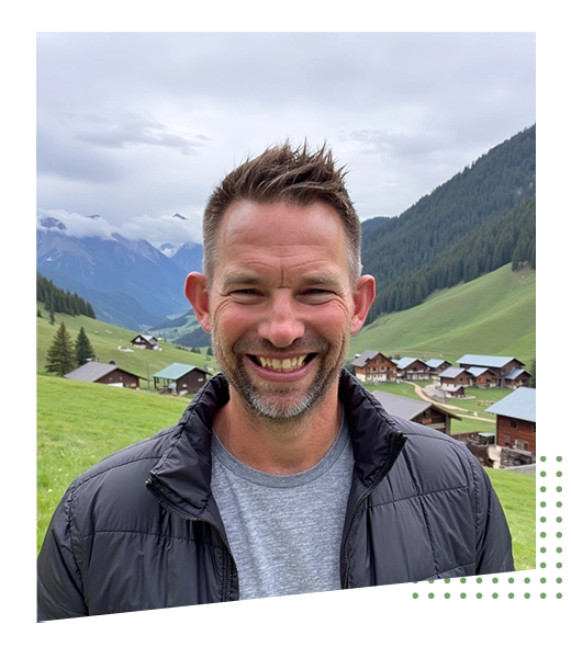 Chiropractor Dan Foss Smiling Outdoors