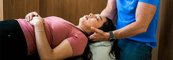 Chiropractor Dan Foss Adjusting Woman